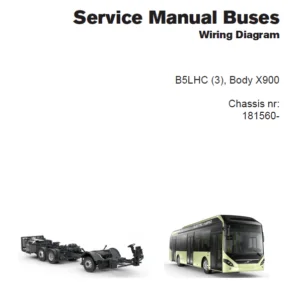 Volvo B5LHC (3) Body X900 Wiring Diagram Manual - PDF DOWNLOAD
