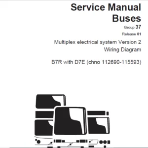 Volvo B7R Wiring Diagram Manual - PDF DOWNLOAD