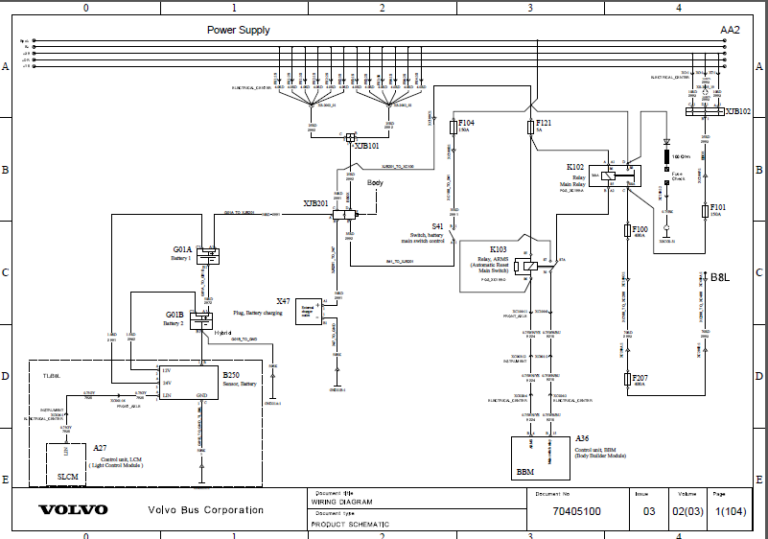 Volvo B8R(3) Wiring Diagram Manual - PDF DOWNLOAD - HeyDownloads ...