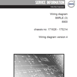 Volvo B8RLE (3) Wiring Diagram Manual - PDF DOWNLOAD