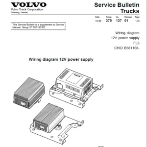 Volvo FL6 Wiring Diagram Manual - PDF DOWNLOAD
