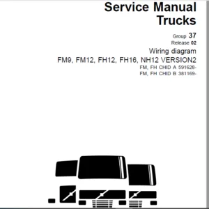 Volvo FM12 Wiring Diagram Manual - PDF DOWNLOAD