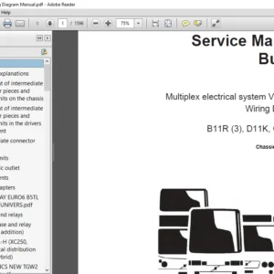 Volvo Trucks B11R(3) Wiring Diagram Manual - PDF DOWNLOAD