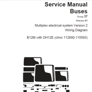 Volvo Trucks B12M Wiring Diagram Manual - PDF DOWNLOAD