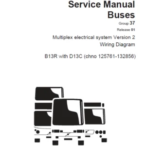 Volvo Trucks B13R Wiring Diagram Manual - PDF DOWNLOAD