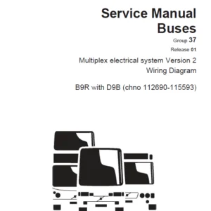 Volvo Trucks B9R Wiring Diagram Manual - PDF DOWNLOAD