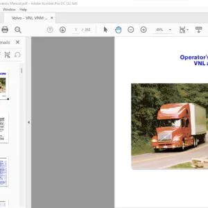 Volvo VNL & VNM Operator's Manual - PDF DOWNLOAD