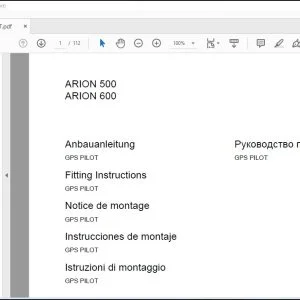 CLAAS ARION 500 ARION 600 Fitting Instructions Manual_DE_EN_FR_ES-IT_RU - DOWNLOAD