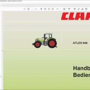 CLAAS ATLES 946 Handbuch für Bedienung - PDF DOWNLOAD