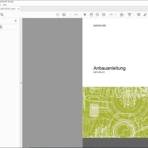 CLAAS AXION 800 GPS PILOT Anbauanleitung Fitting INSTRUCTIONS Manual_DE_EN_FR_IT_ES_RU - PDF DOWNLOAD
