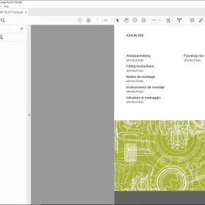 CLAAS AXION 800 GPS PILOT FLEX Fitting Instructions Manual_DE_EN_FR_IT_ES_RU - PDF DOWNLOAD
