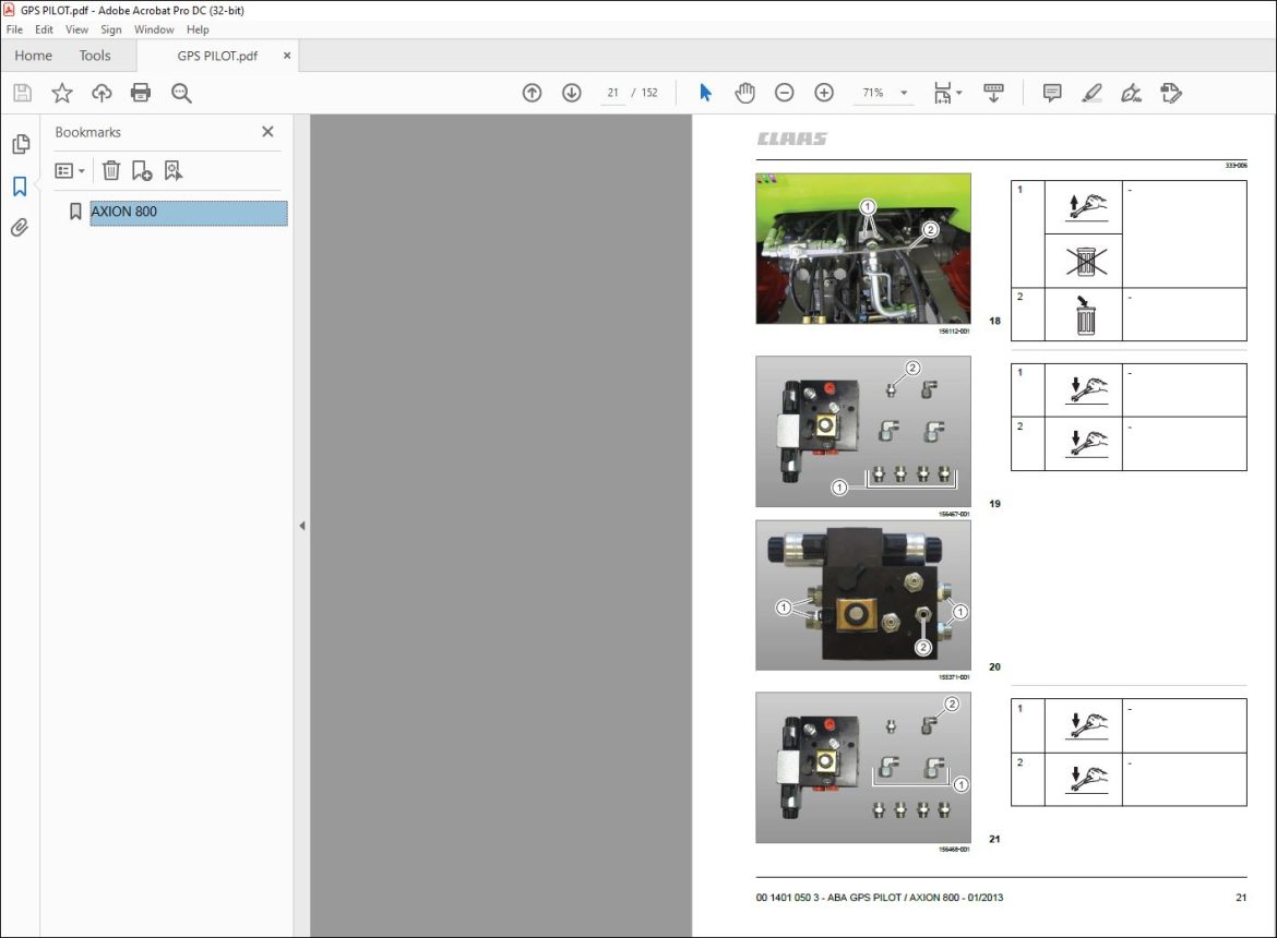 Claas Axion 800 Gps Pilot Fitting Instructions Manualdeenfritesru Pdf Download 6334