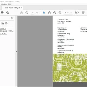 CLAAS AXION 900  800 ARION 600  500  400AXOS 300 Fitting Instructions Manual_DE_EN_FR  -  PDF