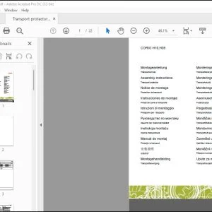 CLAAS COMBINE CORIO H10 H08 Transport protector Assembly instructions Manual_DE_EN_FR_RU_IT_ES - PDF DOWNLOAD