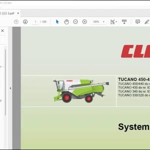 CLAAS Combie TUCANO 450-430  340-320 System techniki Manual - PDF DOWNLOAD