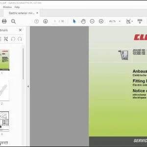 CLAAS Combine JAGUAR 980 - 950 TUCANO 450 - 430 TUCANO 340 - 320 Fitting instructions Manual_DE_FR_GB - PDF DOWNLOAD