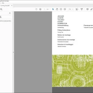 CLAAS Combine JAGUAR LEXION TUCANO  AVERO DOMINATOR Turning Tool Fitting instructions Manual - PDF DOWNLOAD