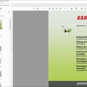 CLAAS Combines LEXION 600-510 Yield mapping Fitting Instructions Manual_DE_EN_FR_IT_ES_RU - PDF DOWNLOAD