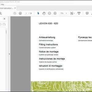 CLAAS Combines LEXION 630 - 620 Fitting Instructions Manual_DE_EN_FR_IT_ES_RU - PDF DOWNLOAD