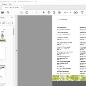 CLAAS Combines LEXION 780-620 AUTO PILOT module and sensors (NAF  CIT) Fitting Instructions Manual_DE_EN_FR_IT_ES_RU - PDF DOWNLOAD