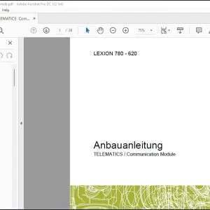 CLAAS Combines LEXION 780D-620 GPS PILOT Fitting Instructions Manual_DE_EN_FR_IT_ES_RU -PDF DOWNLOAD