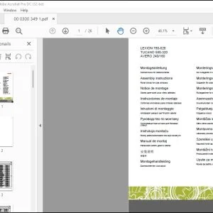 CLAAS Combines LEXION 780-620 TUCANO 580-320 AVERO 240160 Roller blinds for side windows Fitting Instructions Manual_DE_EN_FR_IT_ES_RU - PDF