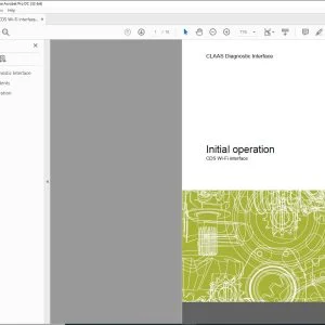 CLAAS Diagnostic Interface CDS Wi-Fi interface Initial operation Manual -  PDF DOWNLOAD