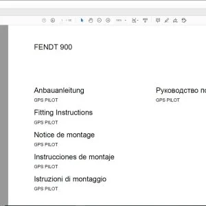 CLAAS FENDT 900 GPS PILOT Fitting instructions Manual_DE_EN_FR_IT_RU_ES -  PDF DOWNLOAD