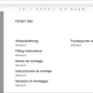 CLAAS FENDT 900 GPS PILOT Fitting instructions Manual_DE_EN_FR_IT_RU_ES - PDF DOWNLOAD