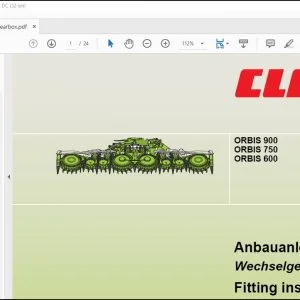 CLAAS Forage Harvester ORBIS 900 750 600 Feeder gearbox Fitting instructions Manual_DE_GB_FR_ES_IT_RU - PDF DOWNLOAD