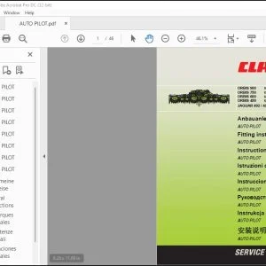CLAAS Forage Harvesters JAGUAR 492  493 ORBIS 900 750 600 450 AUTO PILOT Fitting instructions Manual_DE_EN_FR_IT_FR_ES -  PDF DOWNLOAD