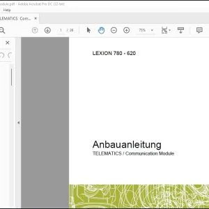 CLAAS LEXION 780 - 620 TELEMATICS  Communication Module Anbauanleitung Fitting Instruction Manual_DE_EN_FR_ES_IT_RU - PDF DOWNLOAD