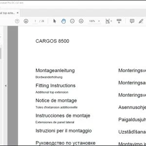 CLAAS Loader Wagons CARGOS 8500 Additional top extension Fitting instructions Manual_DE_EN_FR_ES_IT_RU - PDF DOWNLOAD