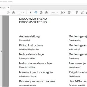CLAAS Mowers DISCO 9200 TREND 8500 TREND Individual lifting function Fitting Instructions Manual_DE_EN_FR_ES_IT_RU - PDF DOWNLOAD