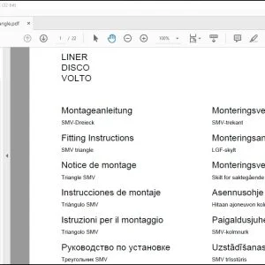 CLAAS Mowers LINER DISCO VOLTO SMV triangle Fitting Instructions Manual_DE_EN_FR_ES_IT_RU - PDF DOWNLOAD