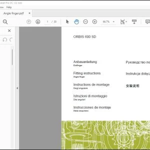 CLAAS ORBIS 600 SD Angle finger Fitting Instructions Manual_DE_EN_FR_ES_IT - PDF DOWNLOAD