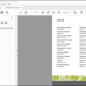 CLAAS Swathers LINER 2900 LINER 2800 Assembly instructions Manual -PDF DOWNLOAD