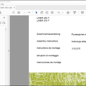 CLAAS Swathers LINER 450 T LINER 370 T Assembly instructions Manual - PDF DOWNLOAD