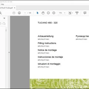 CLAAS TUCANO 480 - 320 GPS PILOT FLEX Fitting instructions Manual_DE_EN_FR_RU - PDF DOWNLOAD