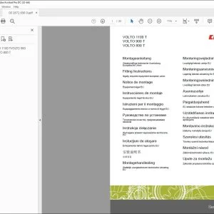CLAAS Tedders VOLTO 1100 T 900 T 800 T legally required equipment european union Fitting instructions Manual_DE_EN_FR_ES