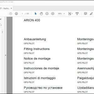 CLAAS Tractor ARION 400 GPS PILOT Fitting Instructions Manual_DE_EN_FR_ES_IT_RU - PDF DOWNLOAD