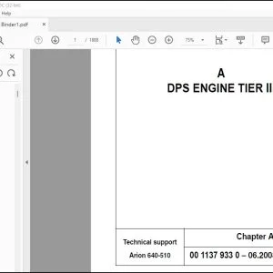 CLAAS Tractor Arion 640-510 Technical Systems Manual - PDF DOWNLOAD