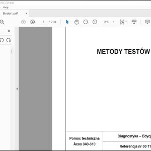 CLAAS Tractor Axos 340-310 Diagnostyka TECHINCAL System MANUAL - PDF DOWNLOAD