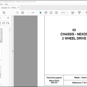 CLAAS Tractor Nexos Elios 240-210 Technical Systems Manual - PDF DOWNLOAD