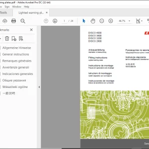 Claas DISCO 4000 DISCO 3600 DISCO 3200 DISCO 2800 Fitting instructions Manual -  PDF DOWNLOAD