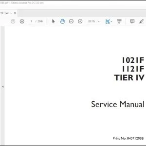 Case 1021F 1121F TIER IV Service Manual 84571203B - PDF DOWNLOAD