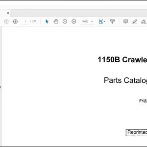 Case 1150B Crawler Parts Catalog Manual F1223 - PDF DOWNLOAD