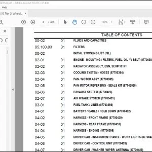 Case 1221E Wheel Loader Tier 3 Parts Catalog Manual - PDF DOWNLOAD