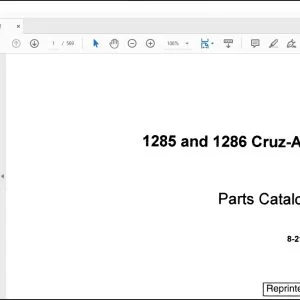 Case 1285 & 1286 Cruz-Air Parts Catalog Manual 8-2120 - PDF DOWNLOAD