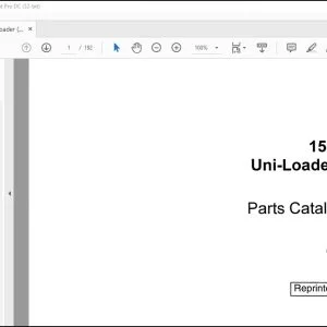 Case 1500 Uni-Loaders Parts Catalog Manual C891 - PDF DOWNLOAD